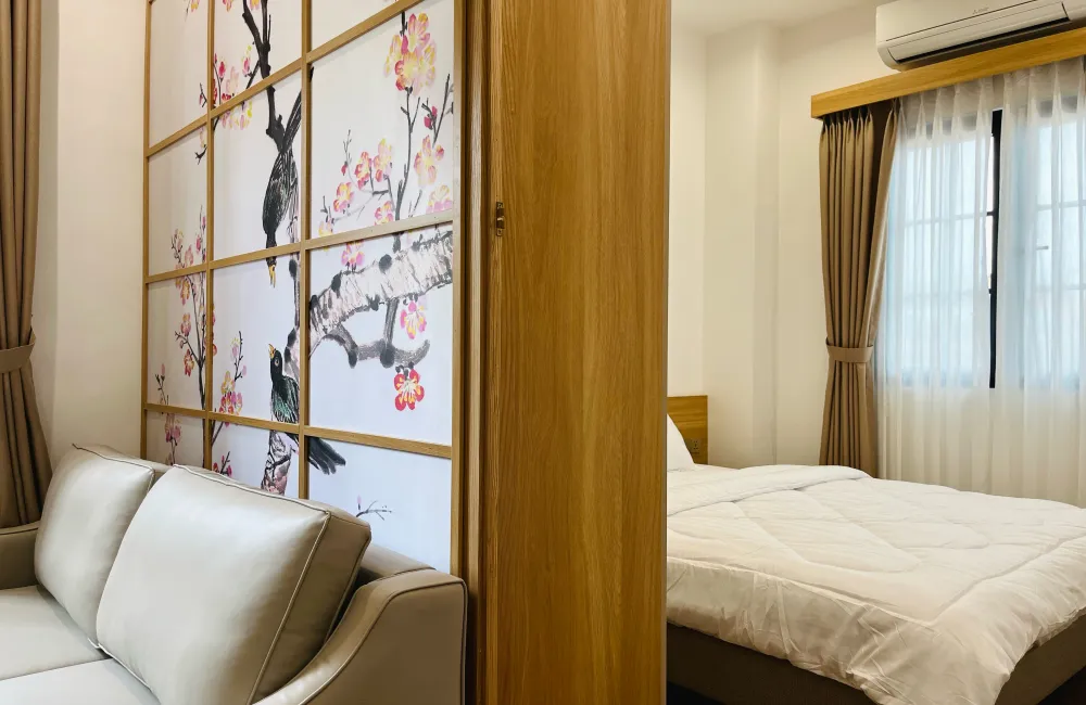 One Bedroom Go Villa Serviced Apartment in Vo Nguyen Giap St Thao Dien HCM 45sqm 600 USD/month