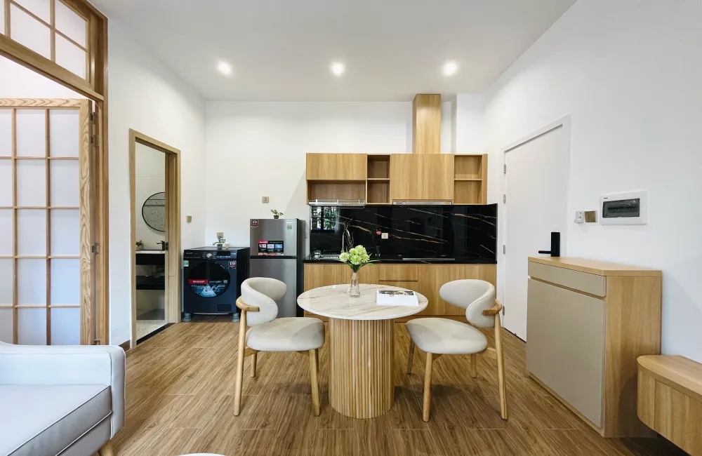 One Bedroom Go Villa Serviced Apartment in Vo Nguyen Giap St Thao Dien HCM 45sqm 600 USD/month