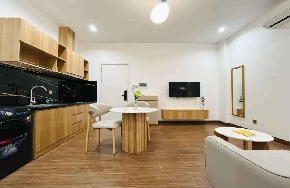 Balcony One Bedroom Apartment in Near Thao Dien Metro For Rent HCMC 50sqm 750 USD/month