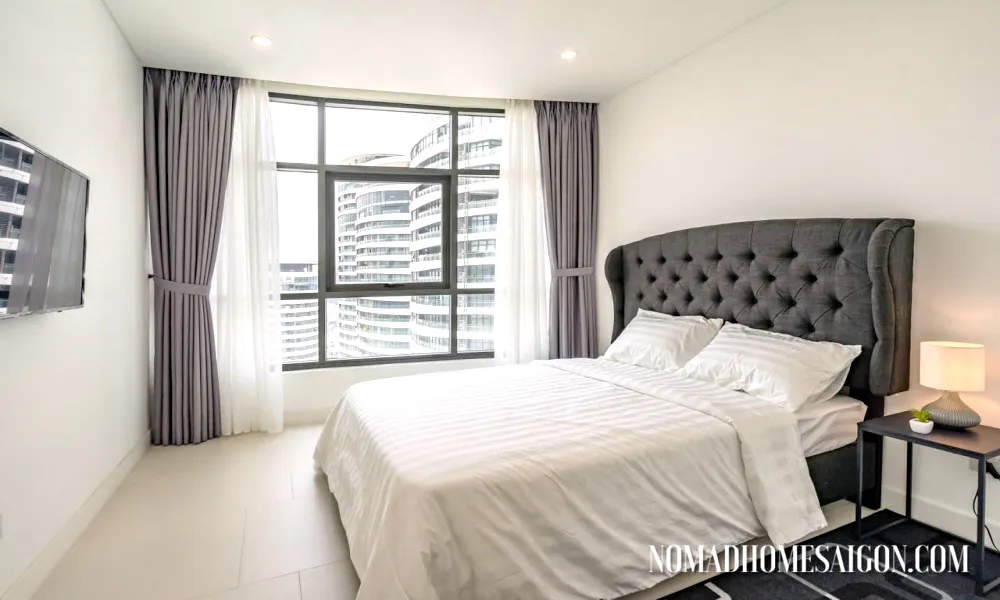 Good Rent Three Bedroom City Garden Apartment For Rent Binh Thanh HCMC 136sqm 2,200 USD/month