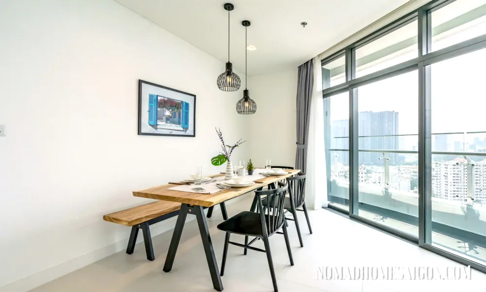 Good Rent Three Bedroom City Garden Apartment For Rent Binh Thanh HCMC 136sqm 2,200 USD/month