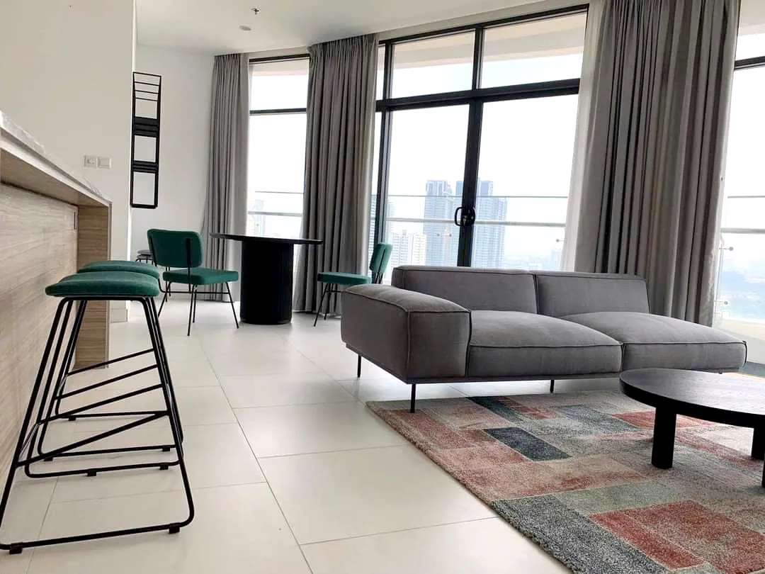 Simply Decoration 02 Bedroom City Garden Apartment For Rent HCMC 101sqm 1,500 USD/month