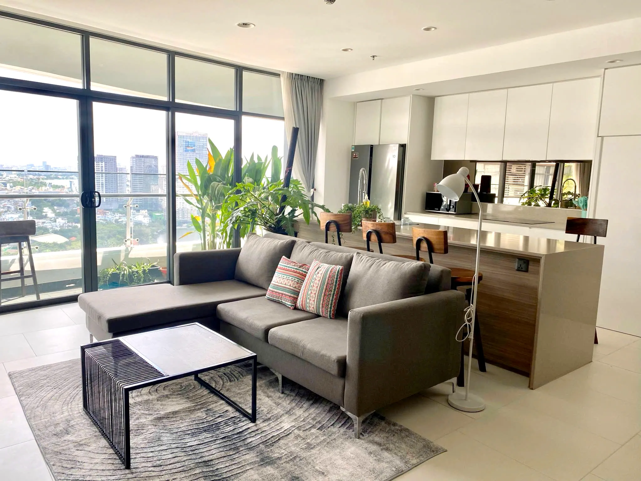 New Interior 03 Bedroom Apartment For Rent in City Garden Binh Thanh HCMC 145sqm 2,500 USD/month