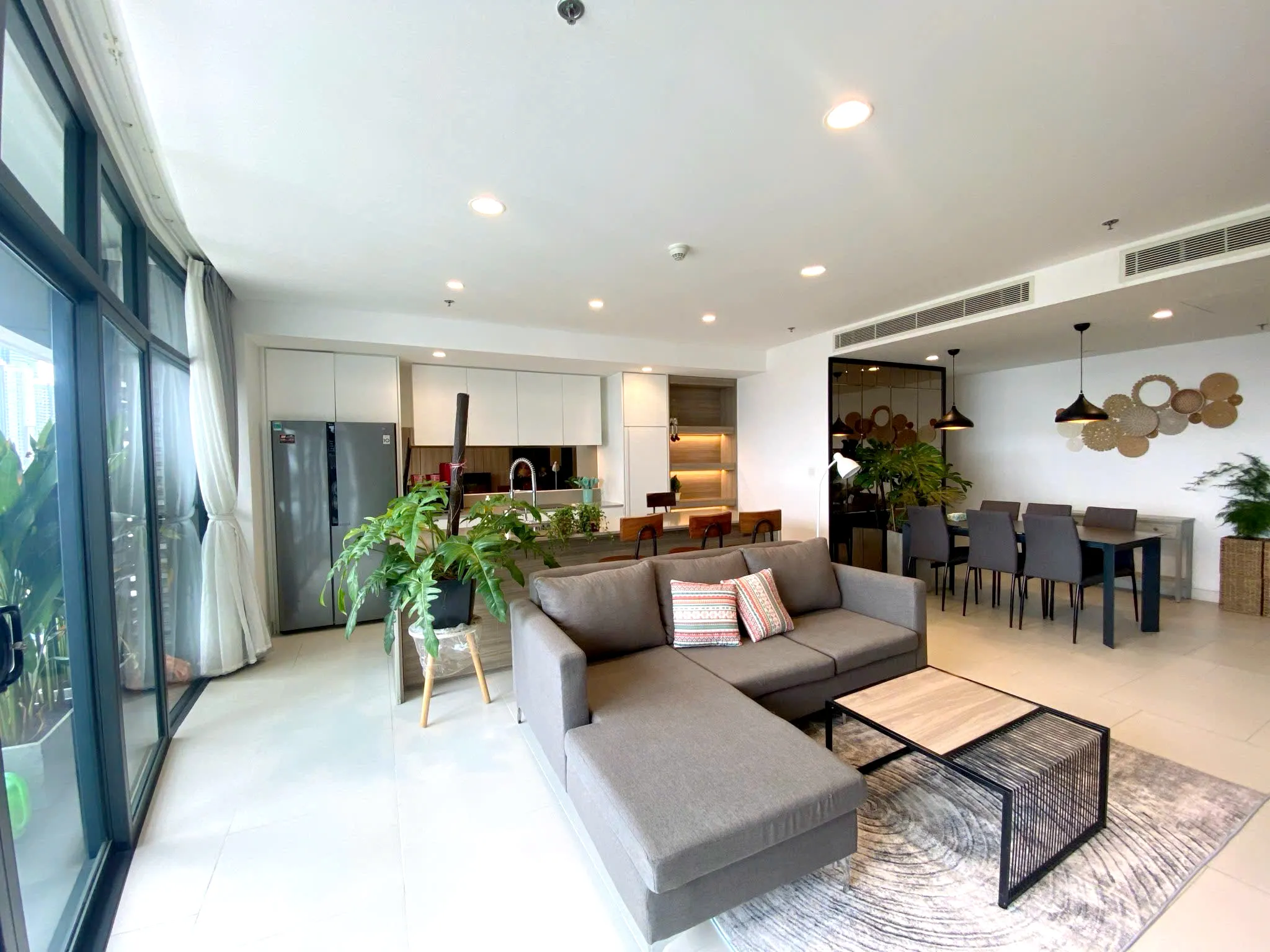 New Interior 03 Bedroom Apartment For Rent in City Garden Binh Thanh HCMC 145sqm 2,500 USD/month