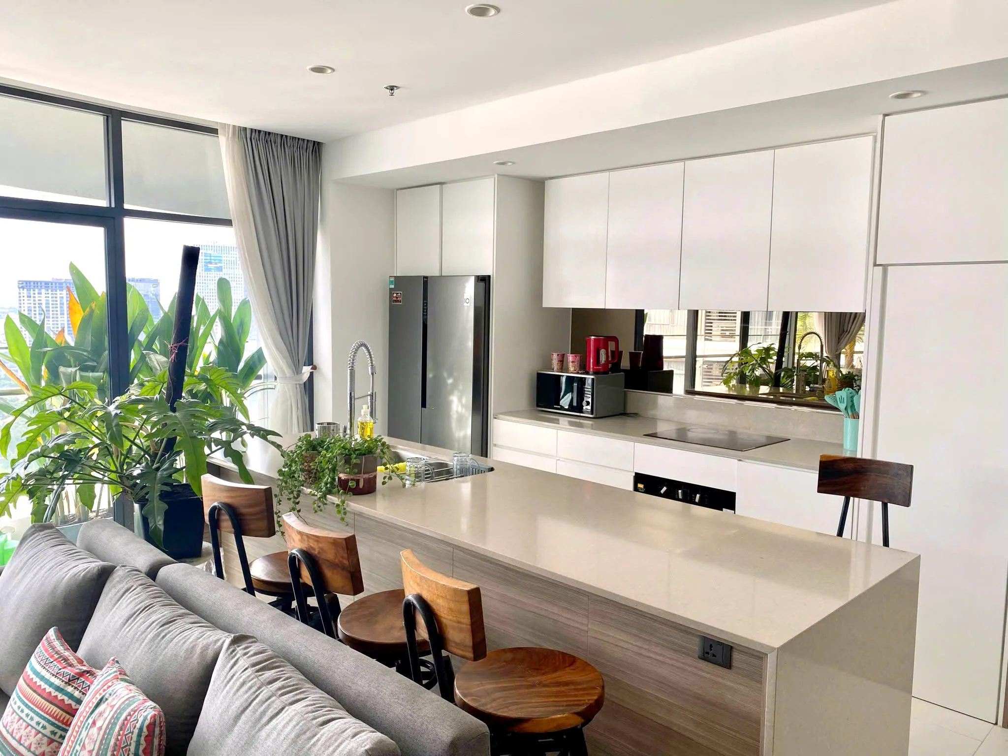 New Interior 03 Bedroom Apartment For Rent in City Garden Binh Thanh HCMC 145sqm 2,500 USD/month