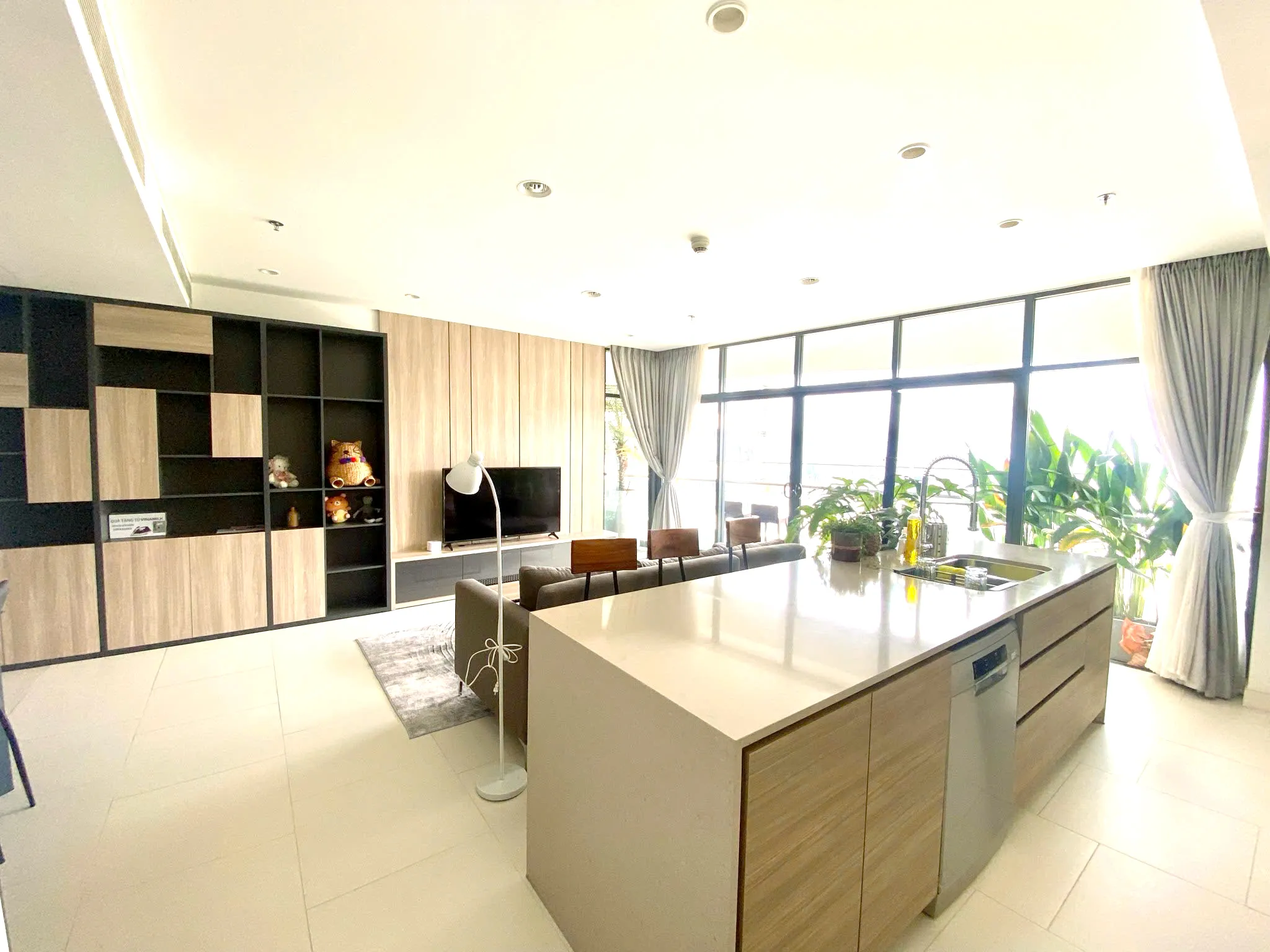 New Interior 03 Bedroom Apartment For Rent in City Garden Binh Thanh HCMC 145sqm 2,500 USD/month