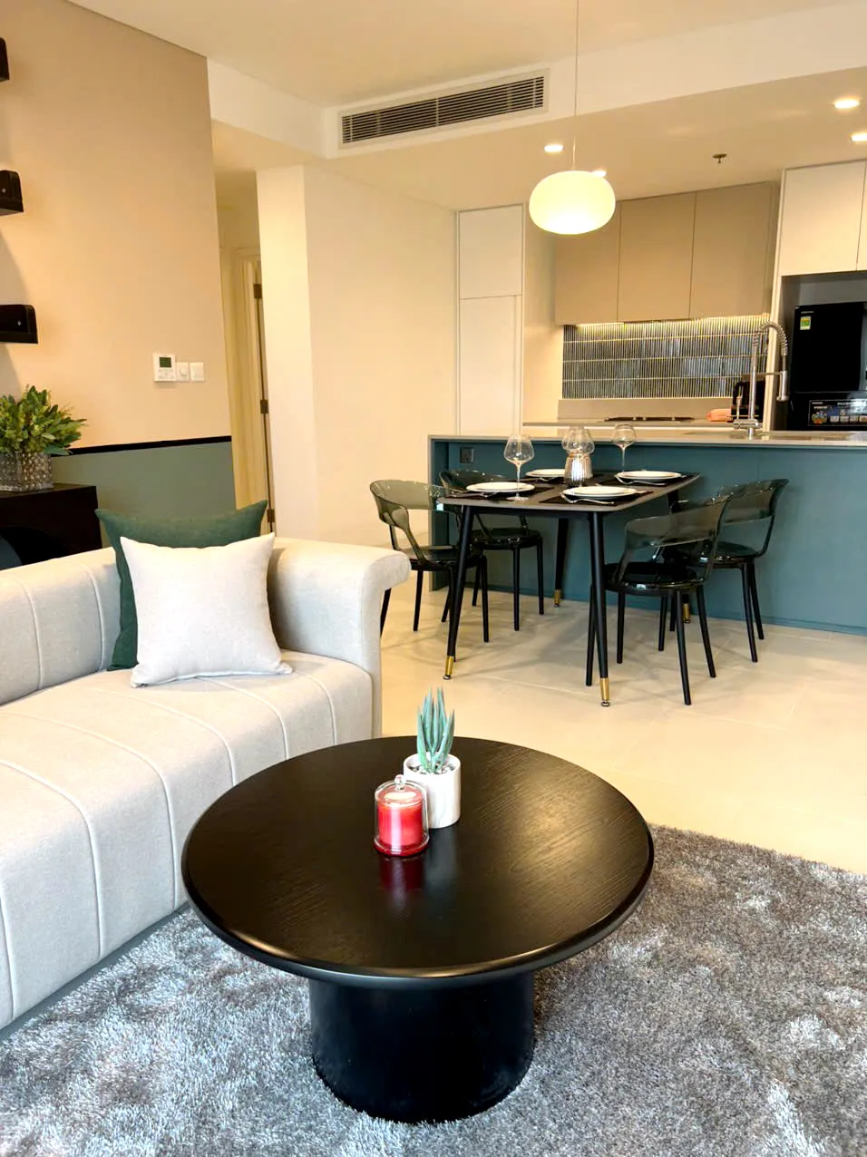 New and Clean Modern 01 Bedroom City Garden For Rent HCMC 70sqm 1,200 USD/month