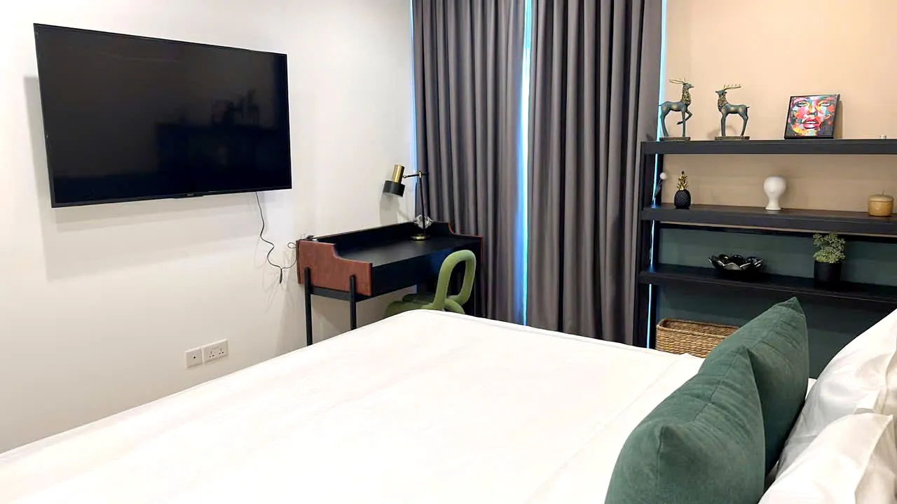 New and Clean Modern 01 Bedroom City Garden For Rent HCMC 70sqm 1,200 USD/month