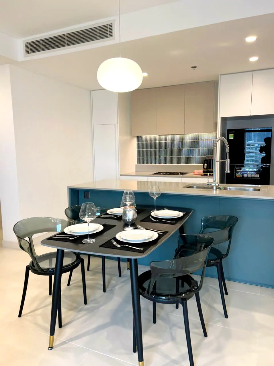 New and Clean Modern 01 Bedroom City Garden For Rent HCMC 70sqm 1,200 USD/month