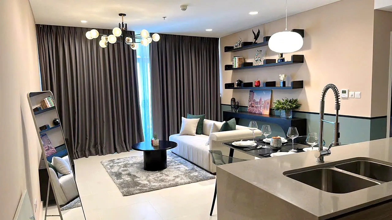New and Clean Modern 01 Bedroom City Garden For Rent HCMC 70sqm 1,200 USD/month