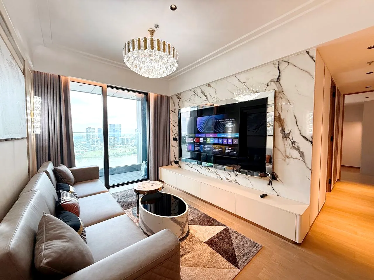 River view 02 Bedroom Grand Marina Sai Gon Apartment District 1 HCMC 87sqm 4,000 USD/month