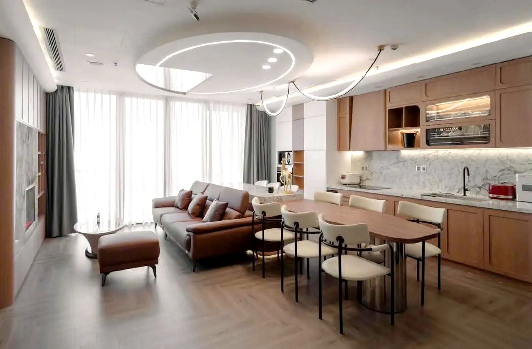 River view 03 Bedroom Vinhomes Golden River Apartment District 1 HCMC 118sqm 1,900 USD/month