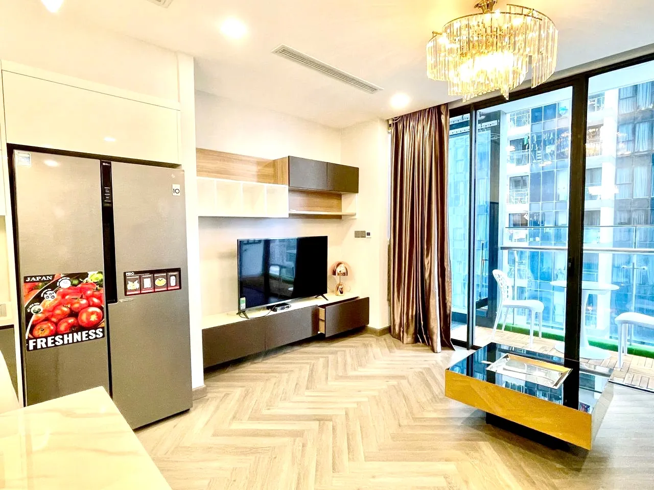 New Furniture 02 Bedroom Vinhomes Golden River Apartment District 1 HCMC 78sqm 1,250 USD/month