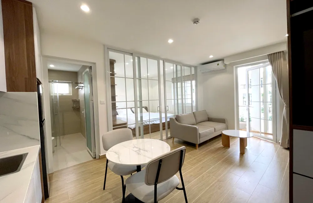 Chowa Serviced Apartment For Rent in Xuan Thuy St Thao Dien HCMC 45sqm 950 USD/month