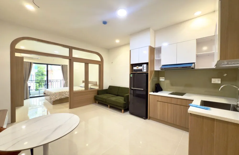 Brand New One Bedroom Serviced Apartment Street 63 Thao Dien HCMC 45sqm 600 USD/month