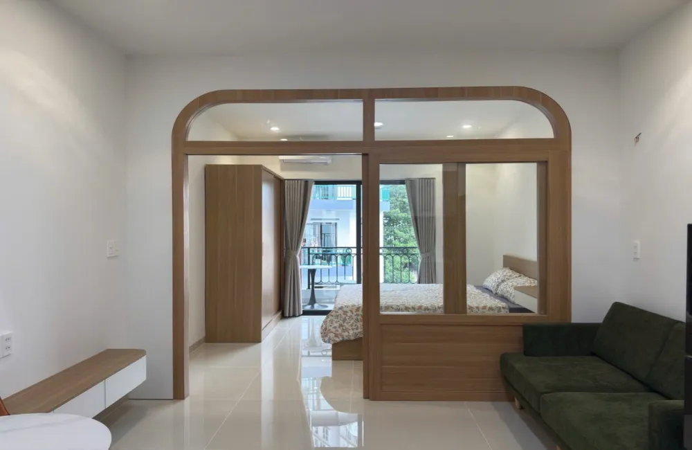 Brand New One Bedroom Serviced Apartment Street 63 Thao Dien HCMC 45sqm 600 USD/month