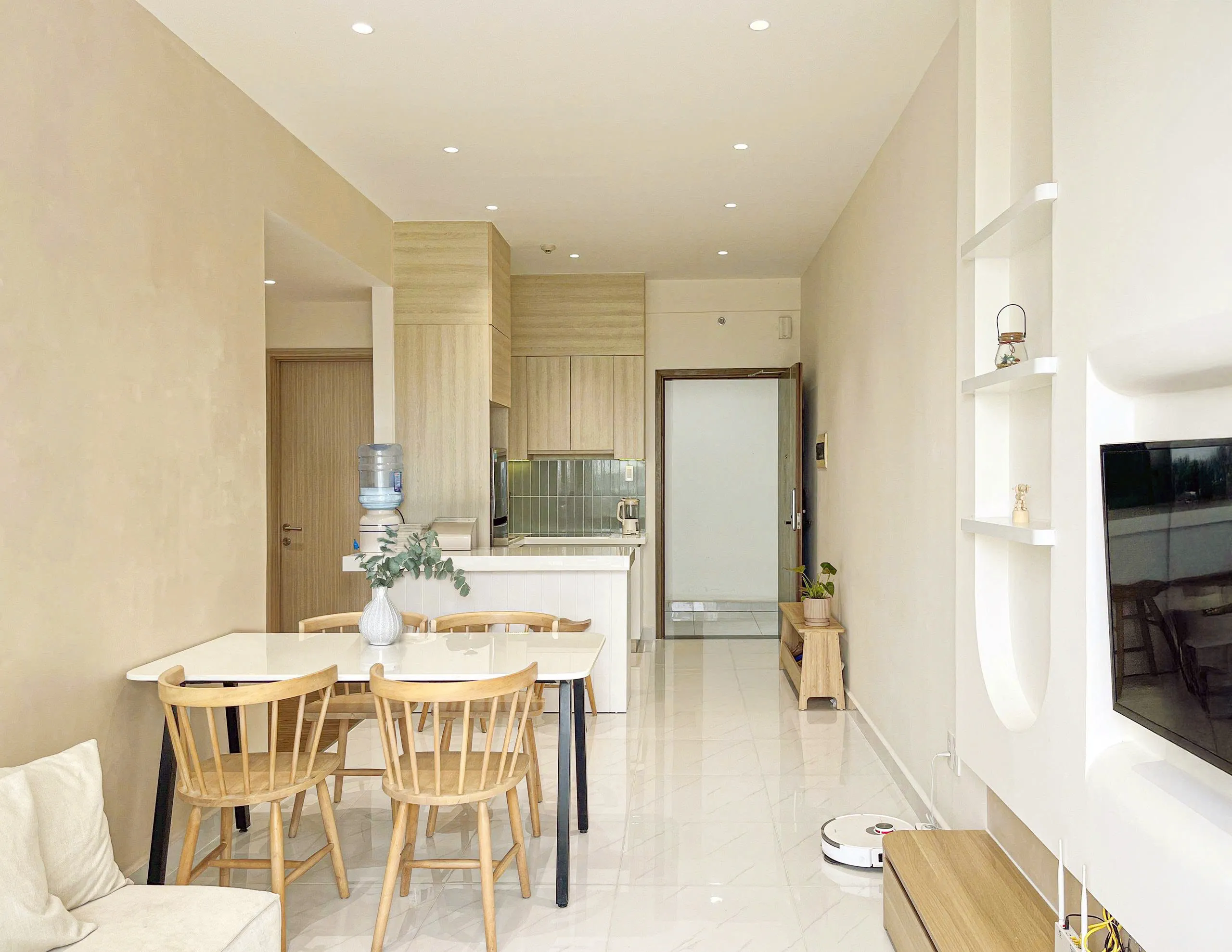 One Bedroom and Study Room Safira Khang Dien Apartment For Rent HCMC 55sqm 500 USD/month
