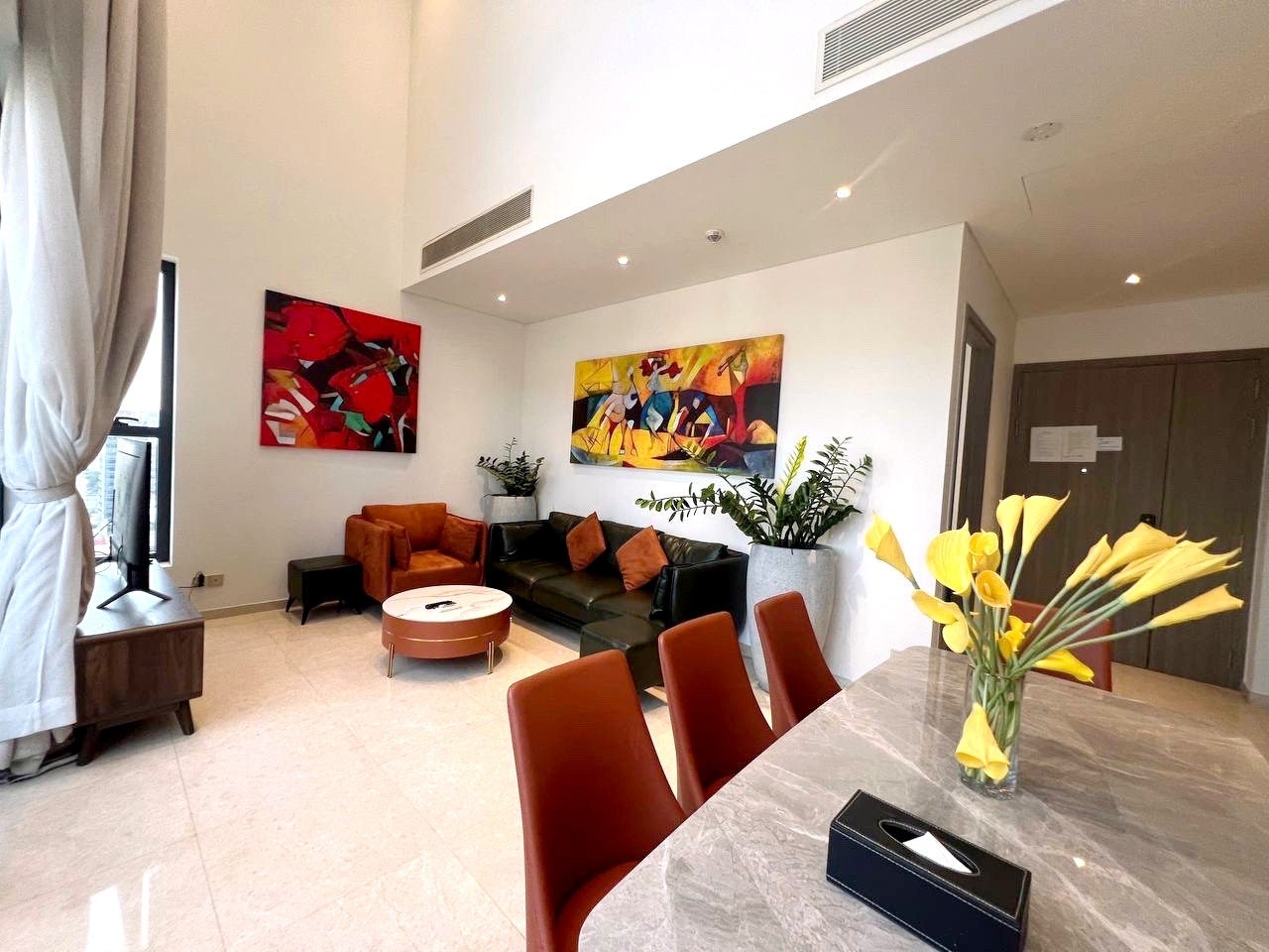 Private Elevator 04 Bedroom The Marq District 1 For rent in HCMC