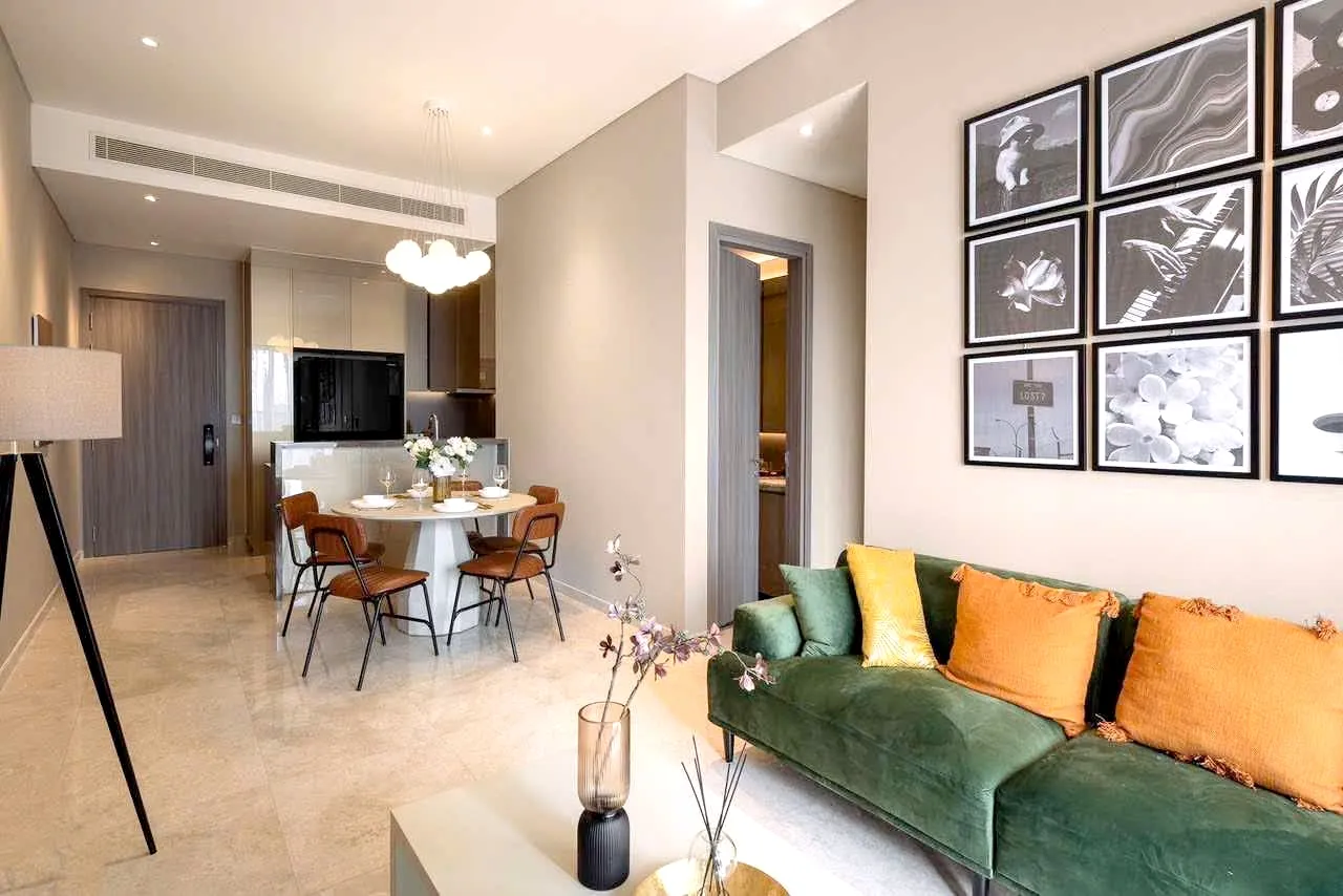Great Price 02 Bedroom The Marq Apartment District 1 For rent in HCMC 72sqm 1,800 USD/month