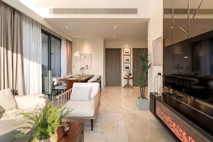 High Ceiling 04 Bedroom The Marq Apartment District 1 For Rent In HCMC 143sqm 3,300 USD/month
