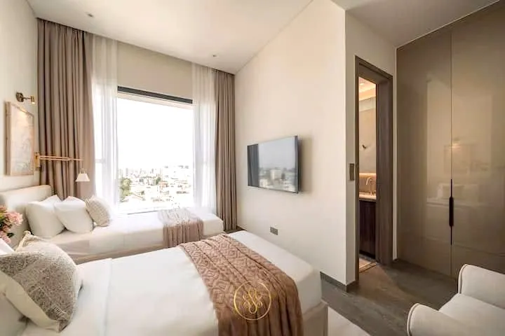 High Ceiling 04 Bedroom The Marq Apartment District 1 For Rent In HCMC 143sqm 3,300 USD/month