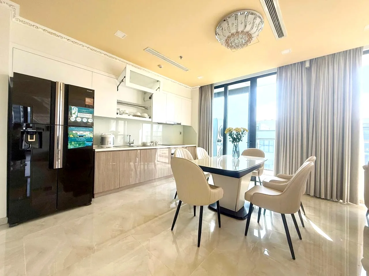 New Furniture 02 Bedroom Vinhomes Golden River Apartment District 1 HCMC 121sqm 1,900 USD/month