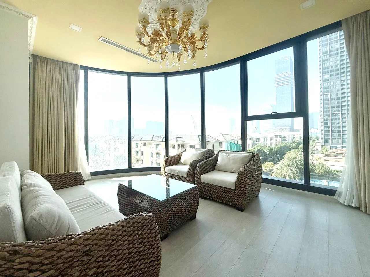 New Furniture 02 Bedroom Vinhomes Golden River Apartment District 1 HCMC 121sqm 1,900 USD/month