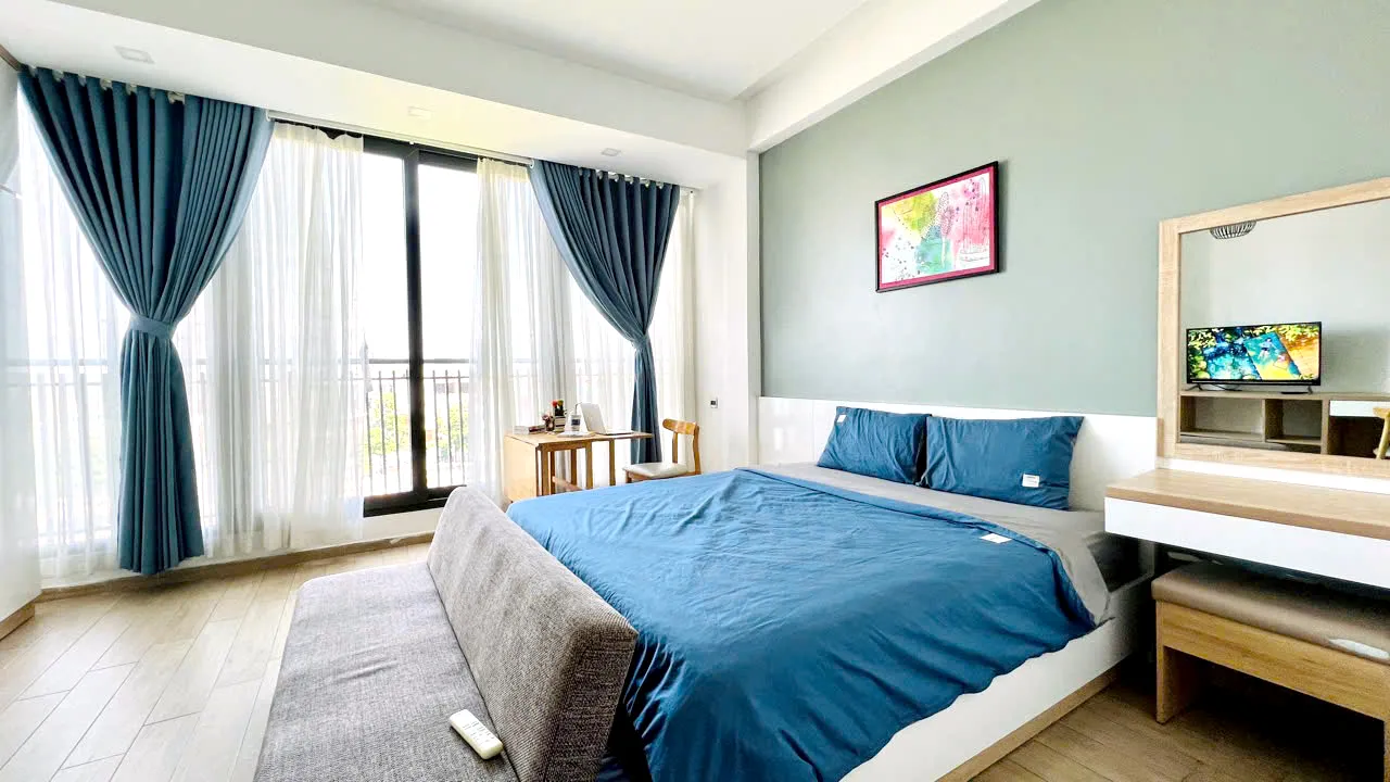 Big Studio M-Z Serviced Apartment For Rent in Thao Dien HCMC 40sqm 500 USD/month