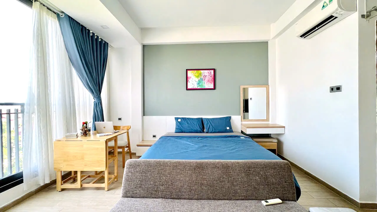 Big Studio M-Z Serviced Apartment For Rent in Thao Dien HCMC 40sqm 500 USD/month