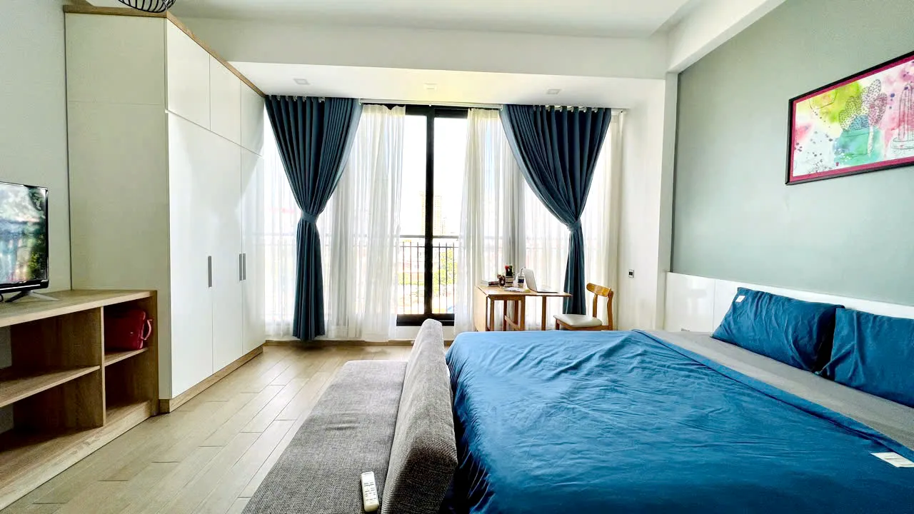 Big Studio M-Z Serviced Apartment For Rent in Thao Dien HCMC 40sqm 500 USD/month