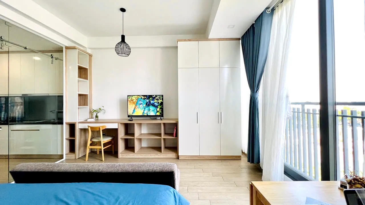 Big Studio M-Z Serviced Apartment For Rent in Thao Dien HCMC 40sqm 500 USD/month
