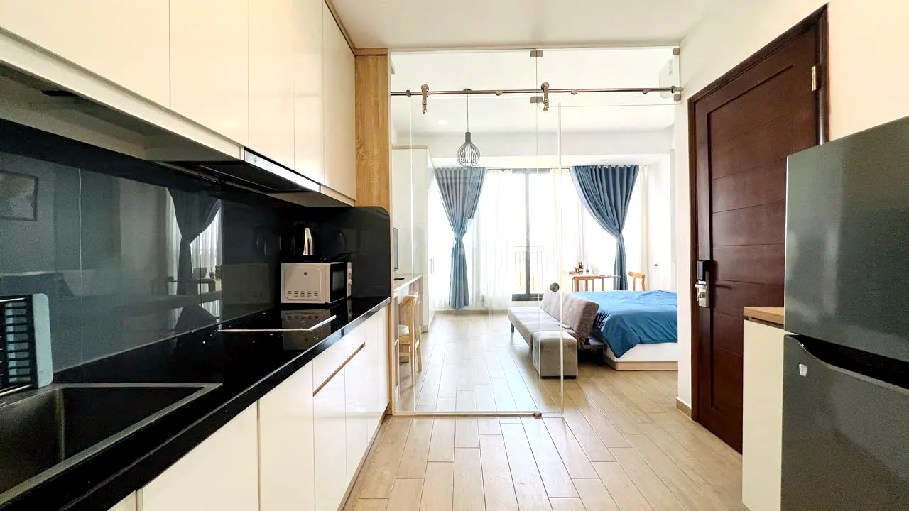 Big Studio M-Z Serviced Apartment For Rent in Thao Dien HCMC 40sqm 500 USD/month