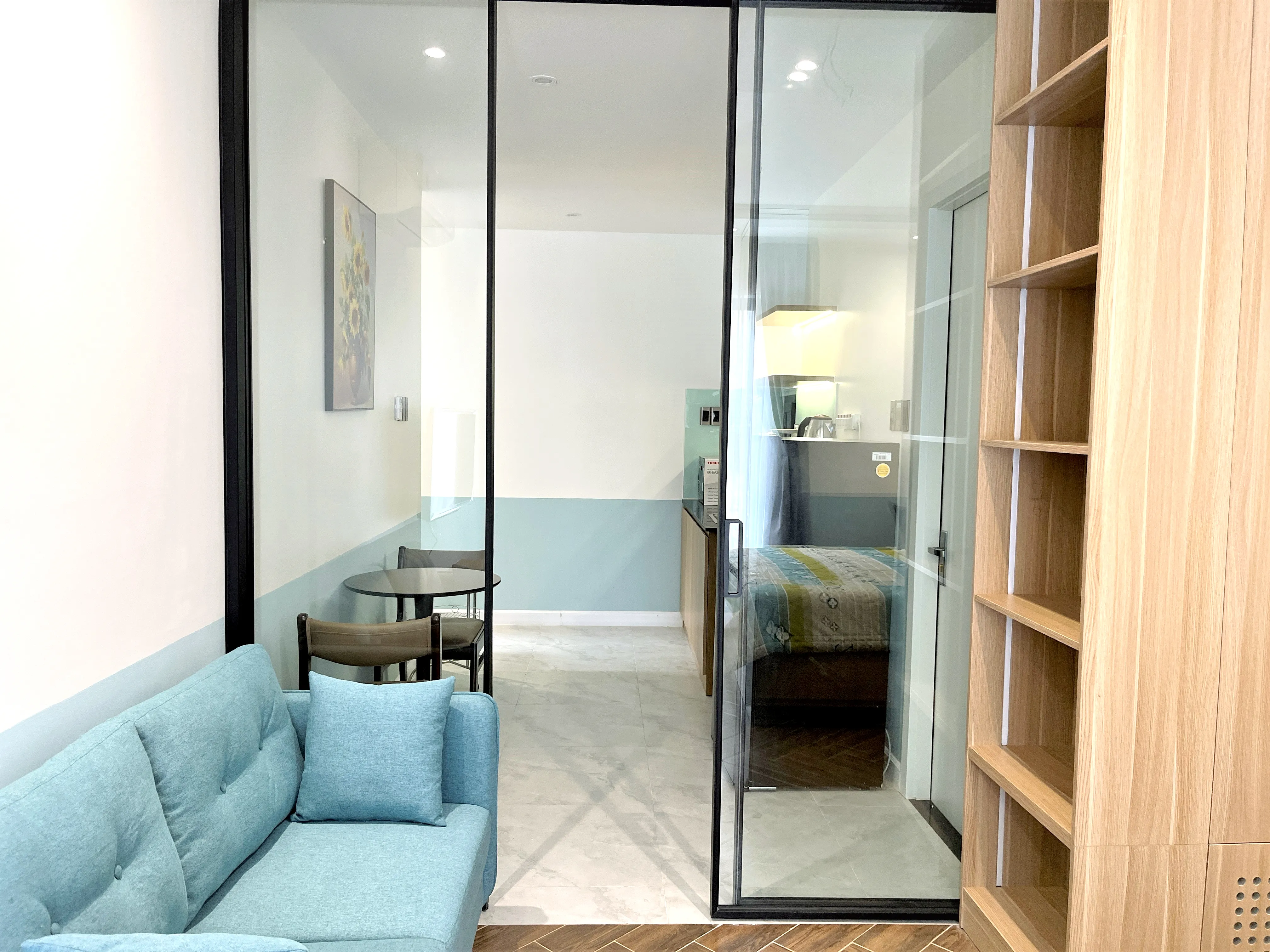 Hong Home Serviced Apartment for Rent in Binh Thanh District HCMC 36sqm 550 USD/month
