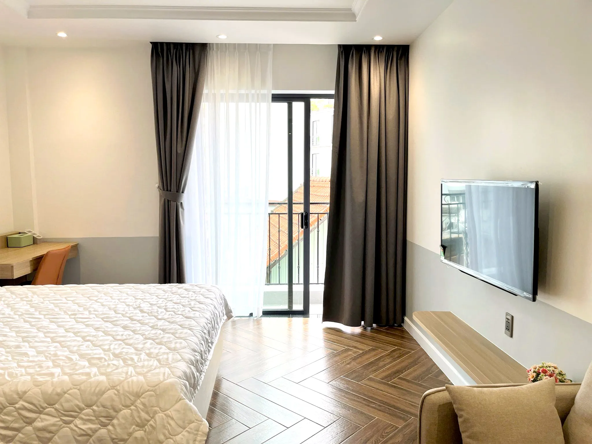 Hong Home Serviced Apartment for Rent in Binh Thanh District HCMC 36sqm 550 USD/month