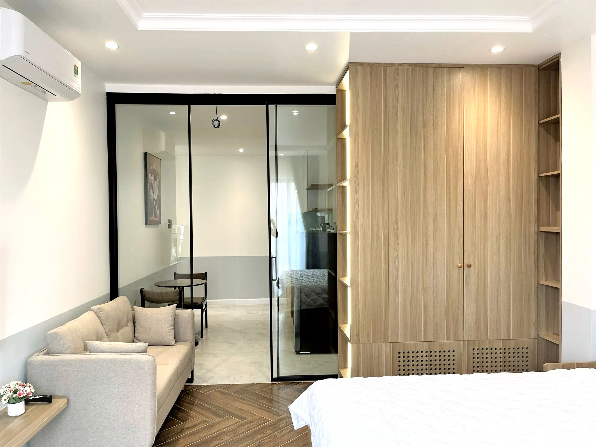 Hong Home Serviced Apartment for Rent in Binh Thanh District HCMC 36sqm 550 USD/month
