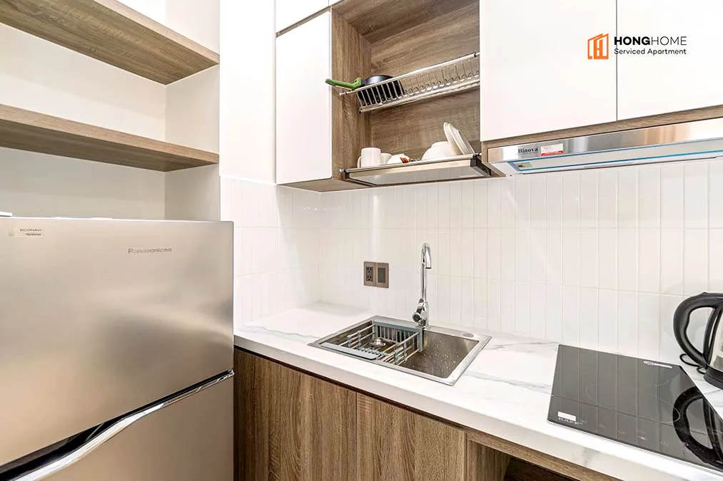 Studio Hong Home Serviced Apartment For Rent in Binh Thanh HCMC 25sqm 470 USD/month