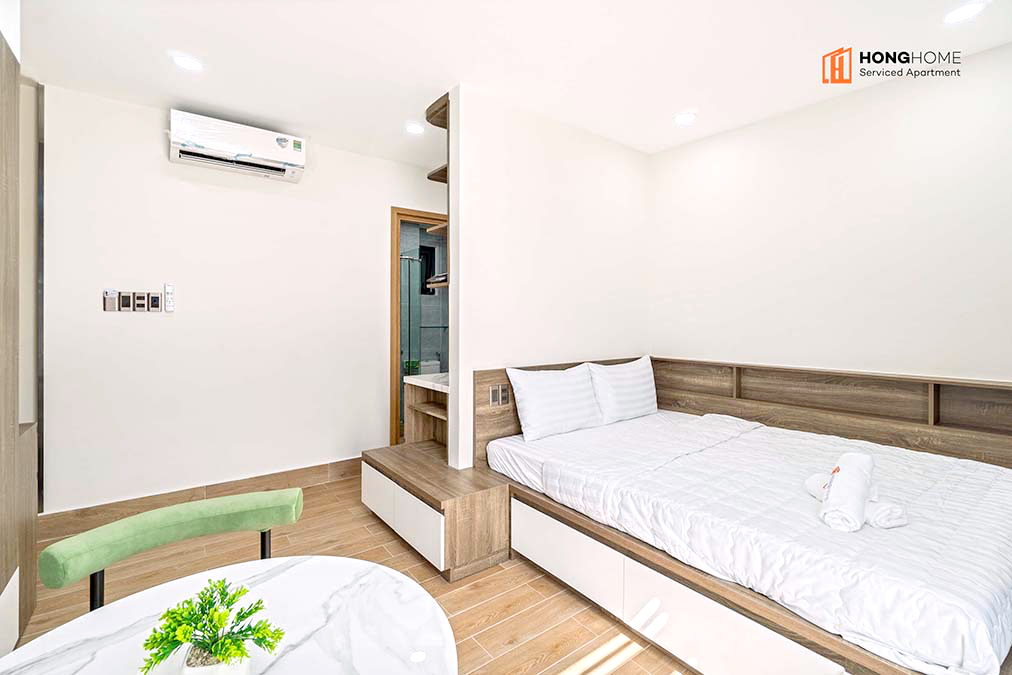 Studio Hong Home Serviced Apartment For Rent in Binh Thanh HCMC