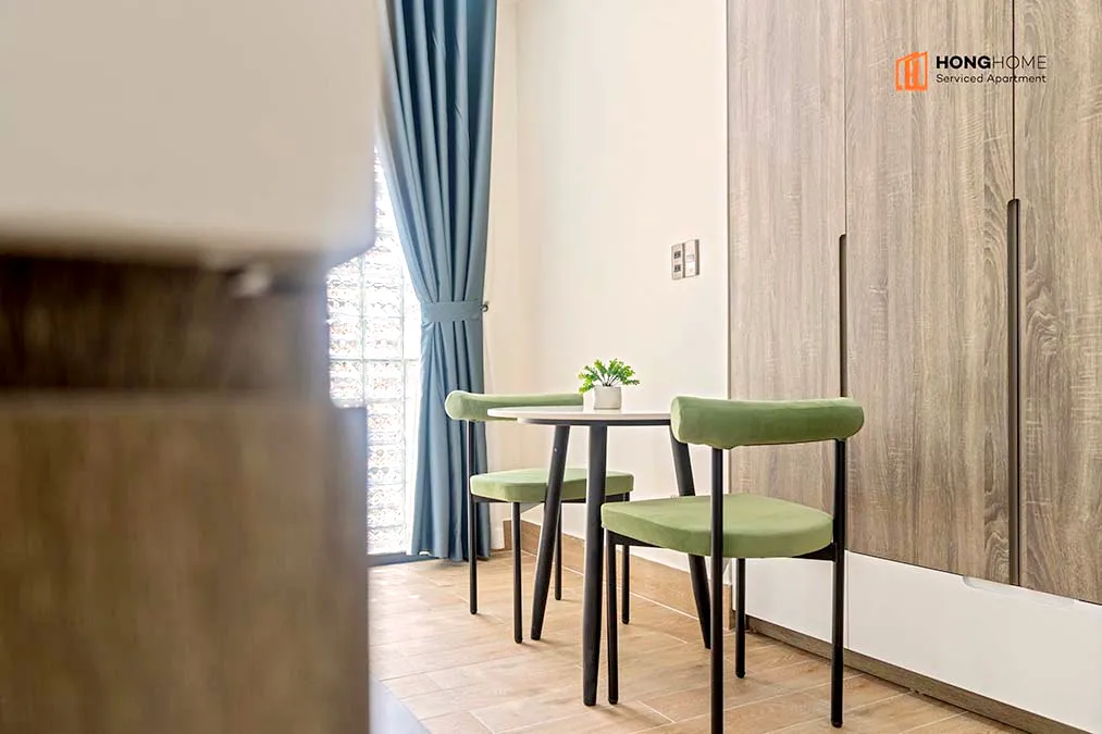 Studio Hong Home Serviced Apartment For Rent in Binh Thanh HCMC 25sqm 470 USD/month