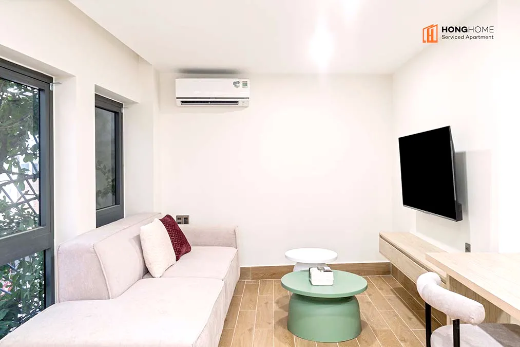 One Bedroom Serviced Apartment For Rent in Binh Thanh District HCMC 45sqm 600 USD/month