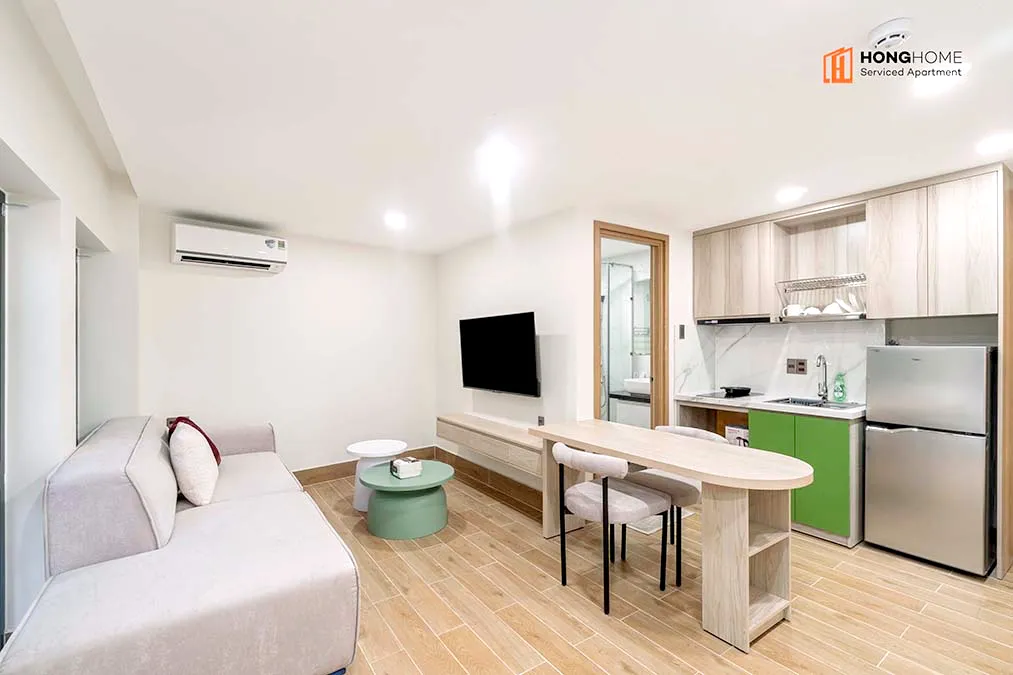 One Bedroom Serviced Apartment For Rent in Binh Thanh District HCMC 45sqm 600 USD/month