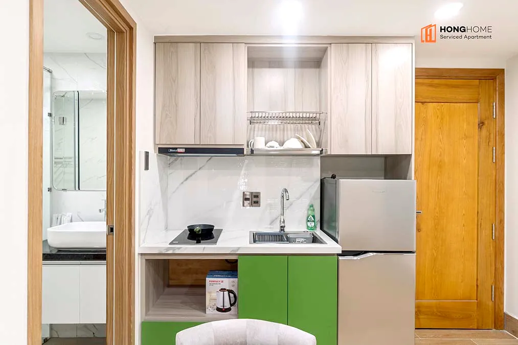 One Bedroom Serviced Apartment For Rent in Binh Thanh District HCMC 45sqm 600 USD/month