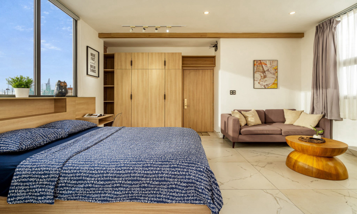 Top House One Bedroom Apartment For Rent in Binh Thanh District HCMC