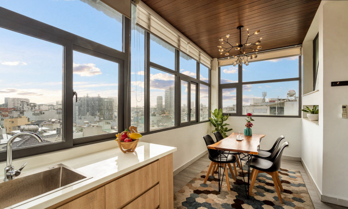 Top House One Bedroom Apartment For Rent in Binh Thanh District HCMC