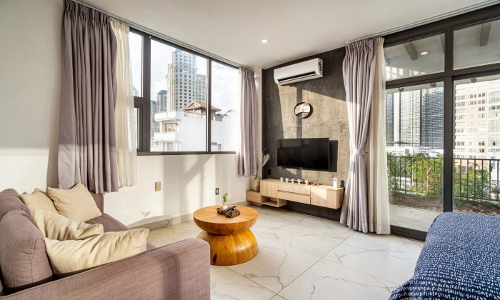 Top House One Bedroom Apartment For Rent in Binh Thanh District HCMC