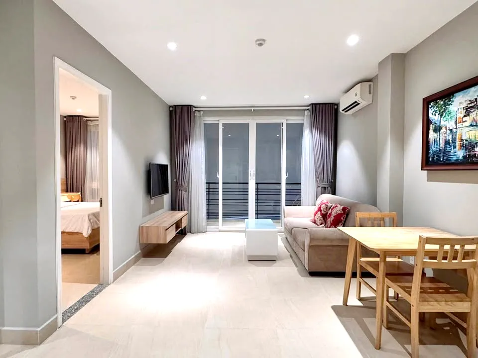 One Bedroom Apartment Bath-tup For Rent in Binh Thanh HCMC 50sqm 600 USD/month