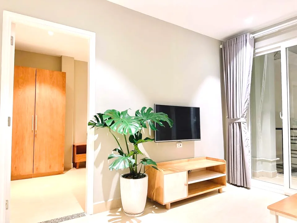 One Bedroom Apartment Bath-tup For Rent in Binh Thanh HCMC 50sqm 600 USD/month