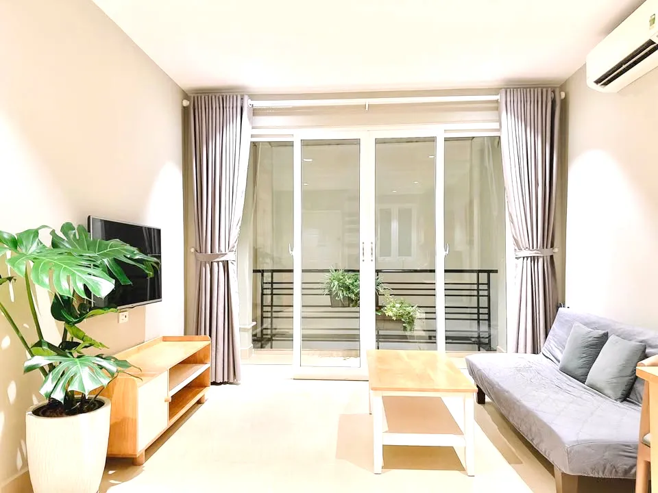One Bedroom Apartment Bath-tup For Rent in Binh Thanh HCMC 50sqm 600 USD/month