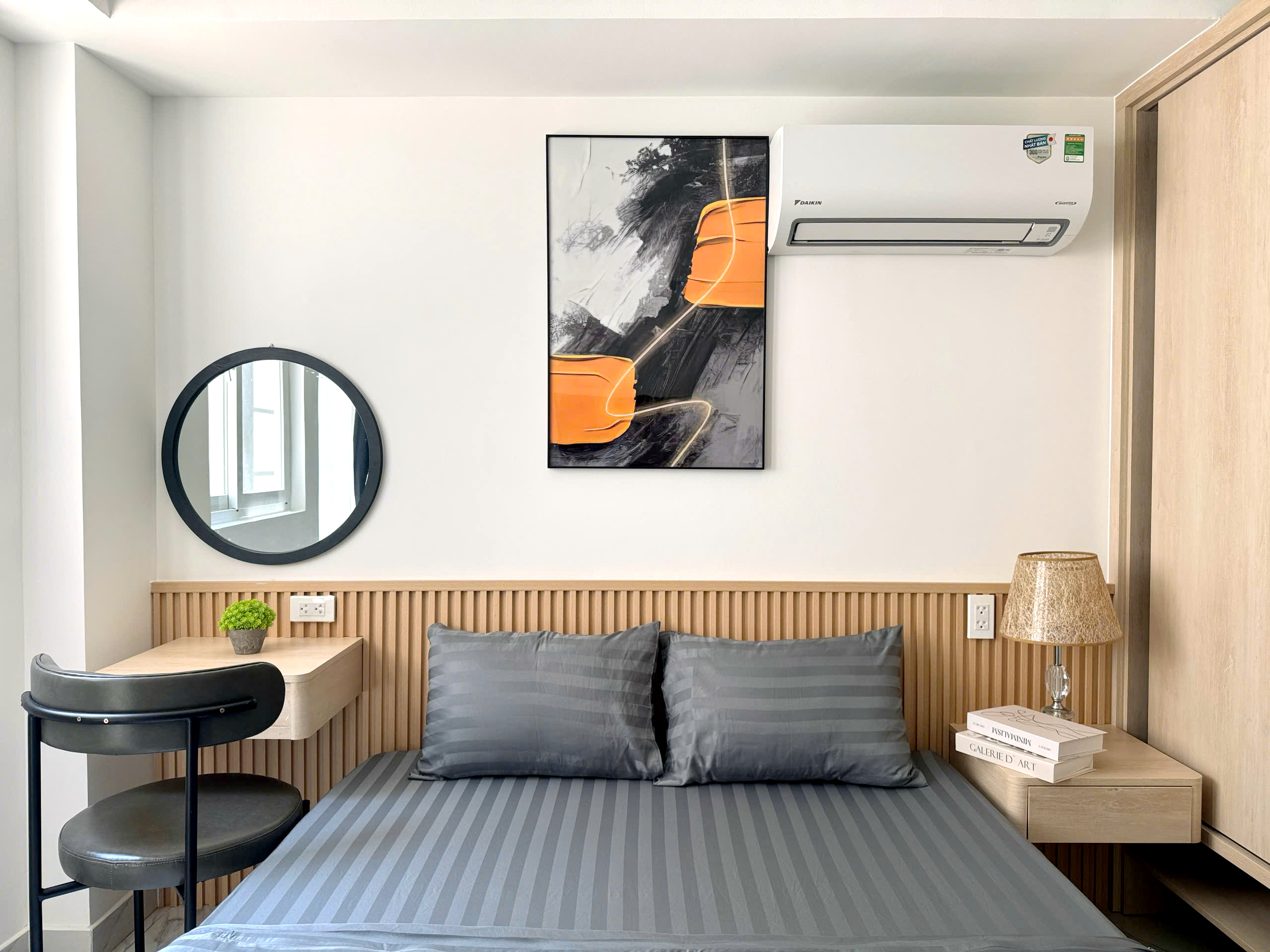 Bright Light Studio Apartment For Rent in Tan Dinh Ward HCMC