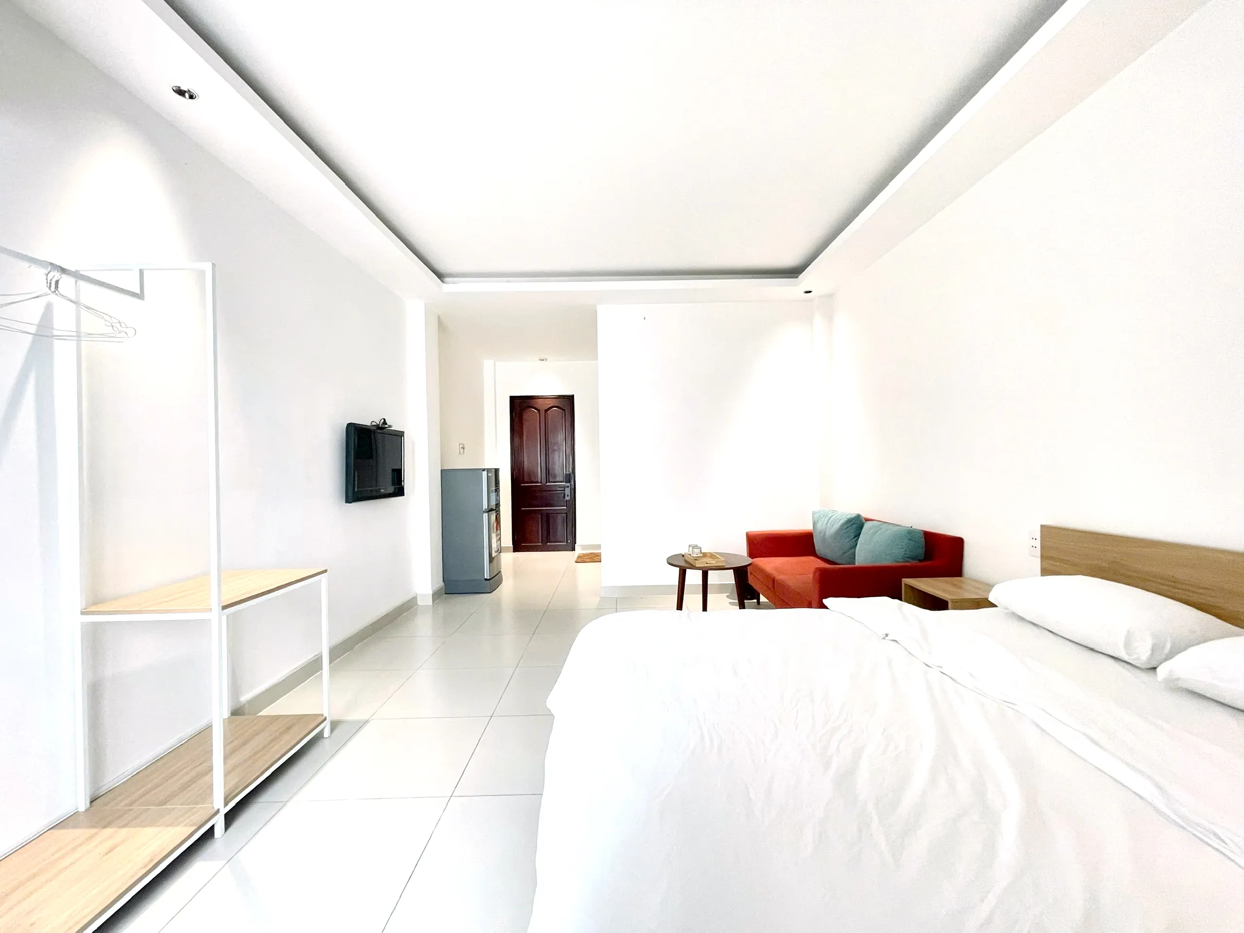 Studio Apartment Balcony Nguyen Phi Khanh Tan Dinh District 1 HCMC 45sqm 550 USD/month