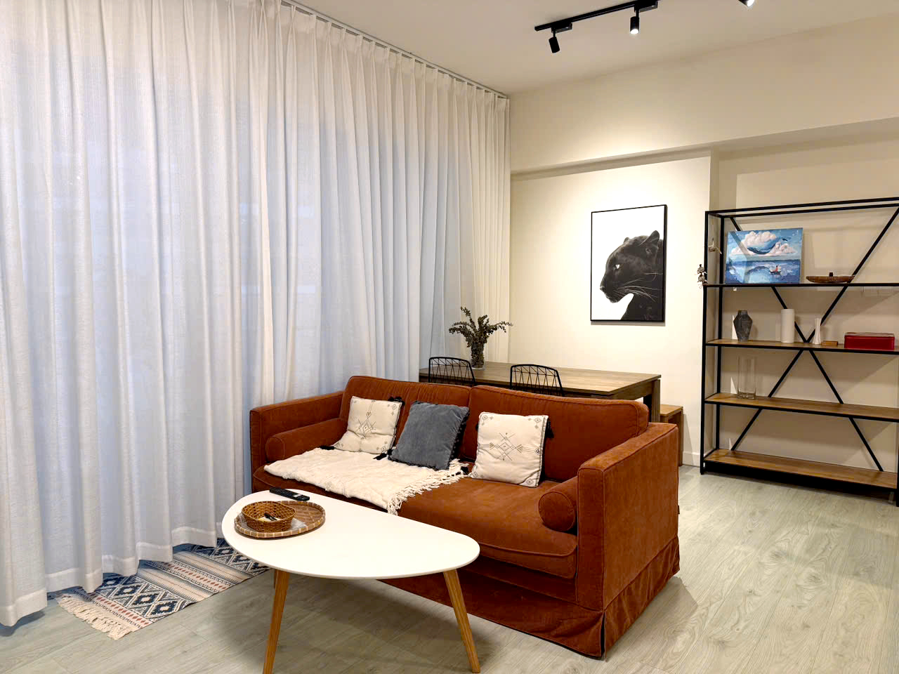 Open Kitchen 02 Bedrom Gateway Thao Dien Apartment For Rent HCMC